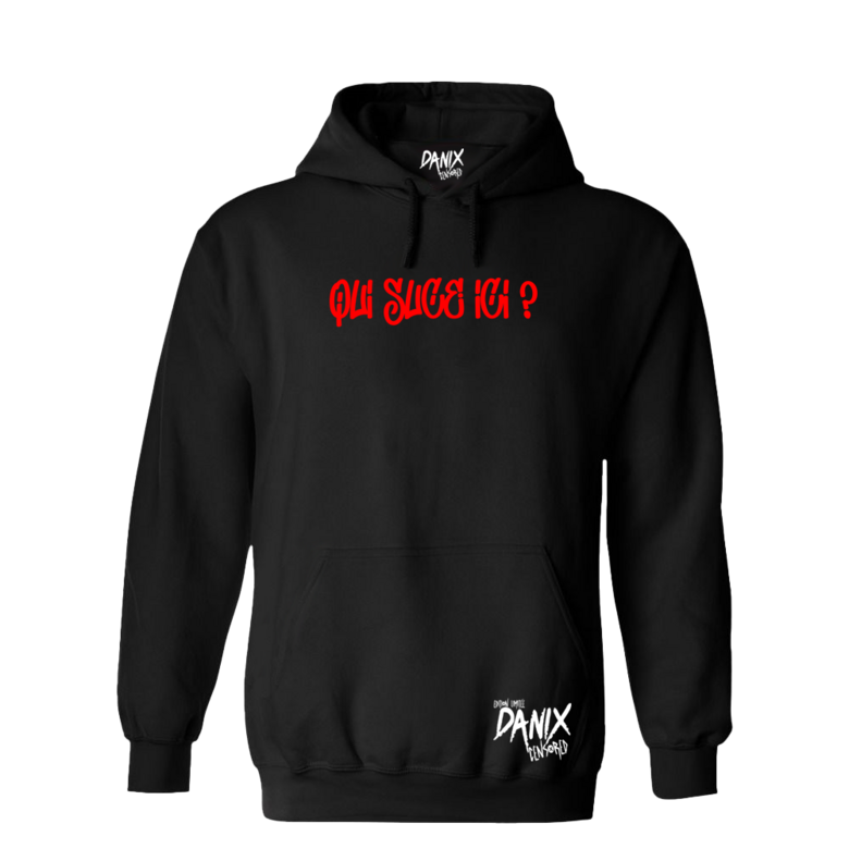 Sweat à capuche Qui Suce ici ? V3 [DANIX CENSORED]